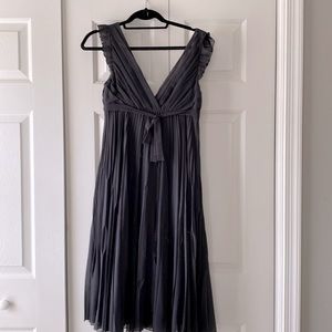 Black Moschino formal dress.